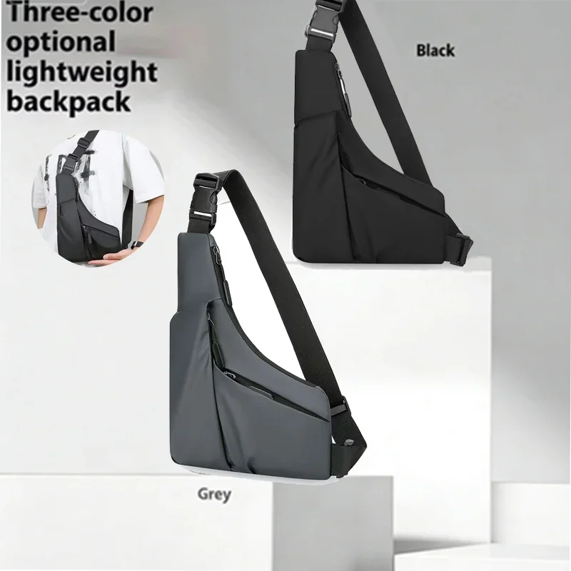 Crossbody Bag Men - Herentas Grote Capaciteit Driehoekige Borsttas Multicolor