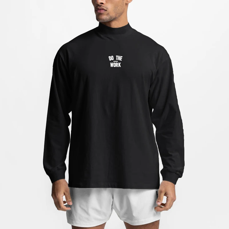 Muscle Tee Workout - Herfst Ademend Gym Bodybuilding Running Sportshirt