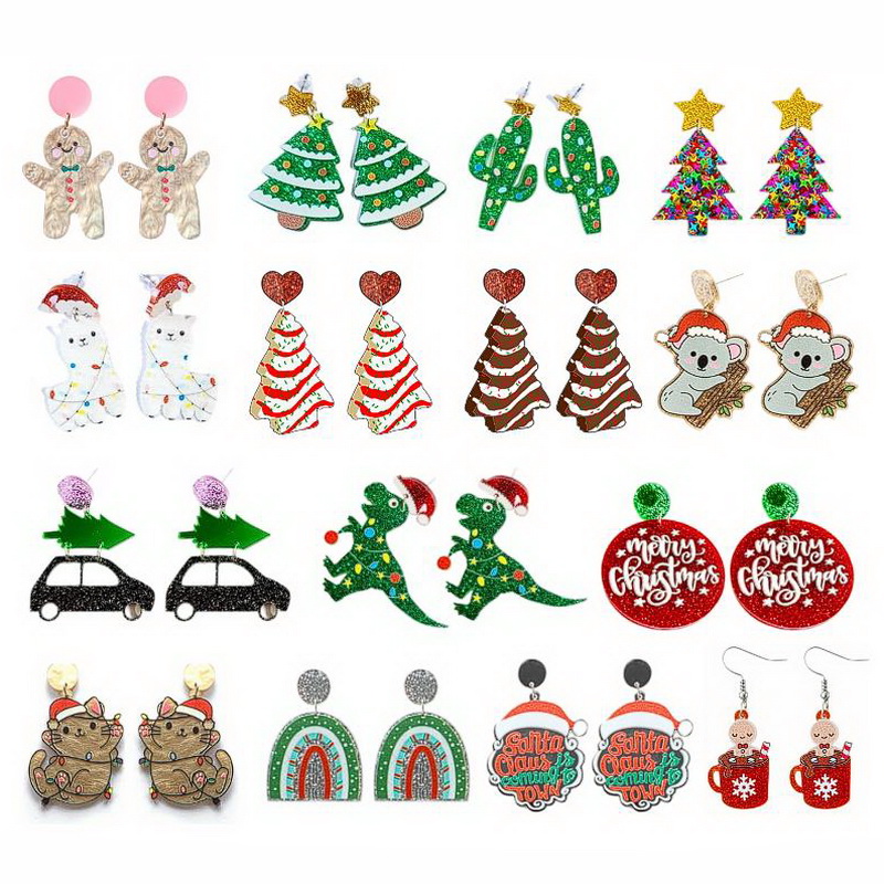 Mens Xmas Fashion - Kerstfeest Sieraden Peperkoek Man Koala Dinosaurus