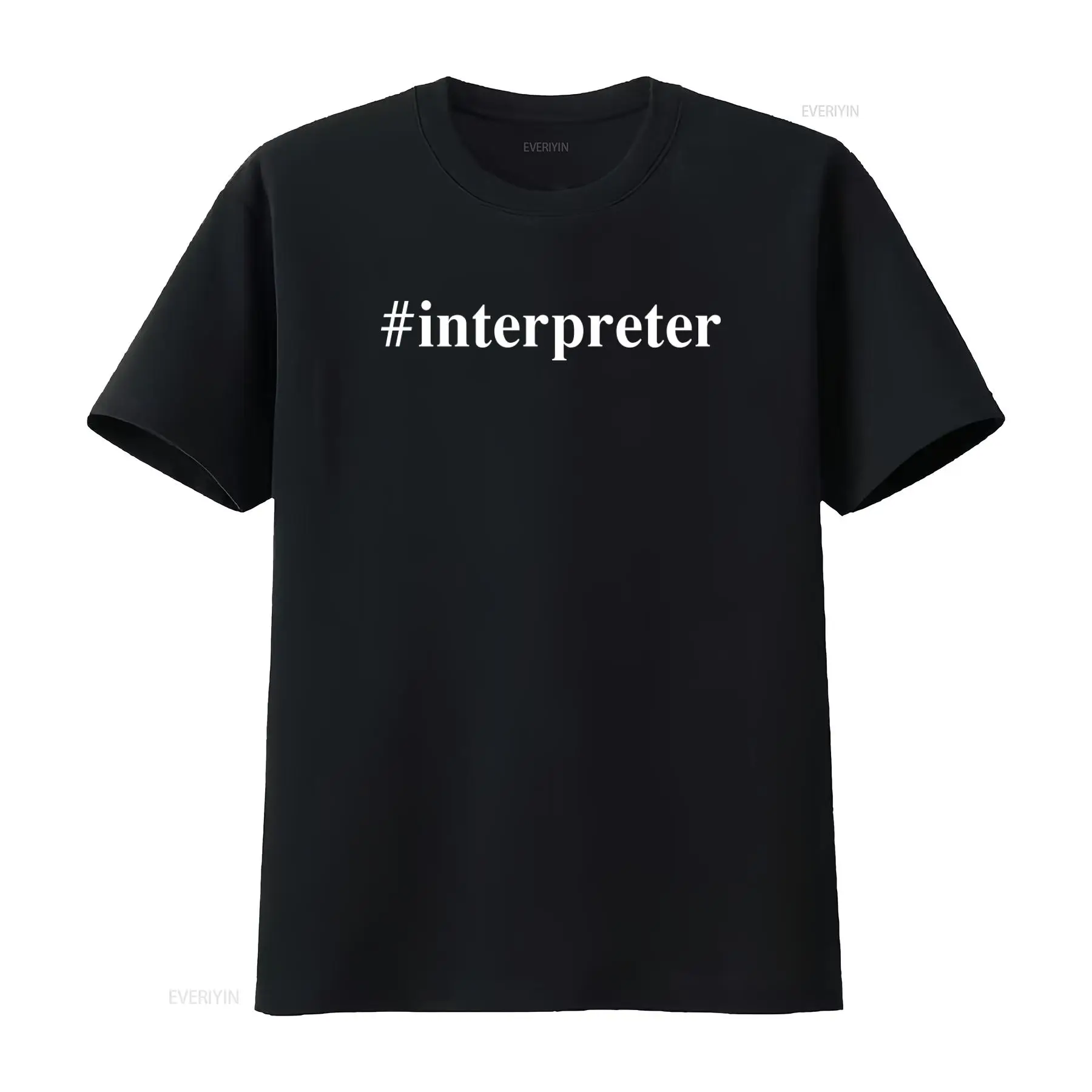 Mens Fashion Hashtags - T-shirt voor tolkens voor taalkundigen met