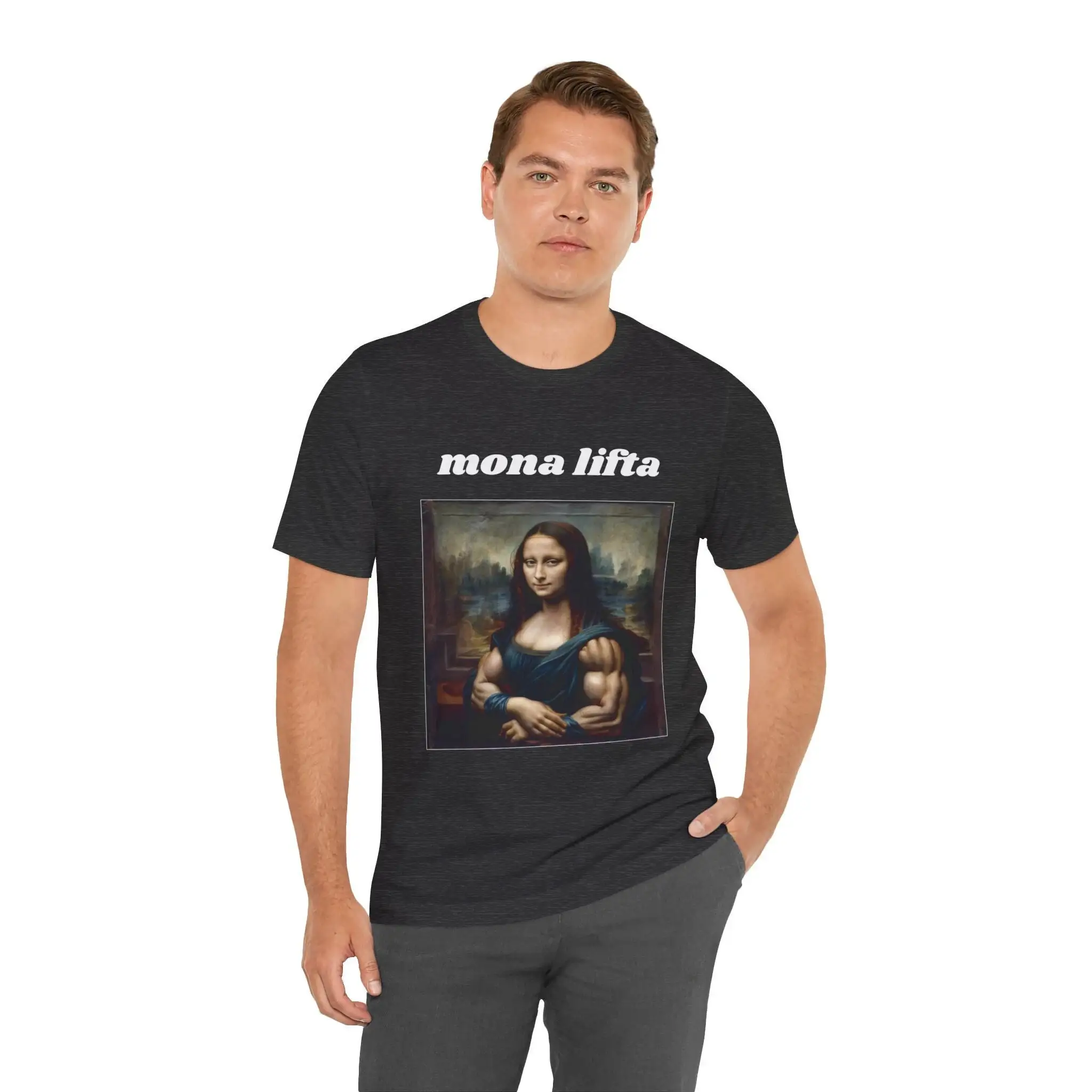 Muscle Tee Workout - Mona Lifta T-shirt Bodybuilding Lisa Sweater
