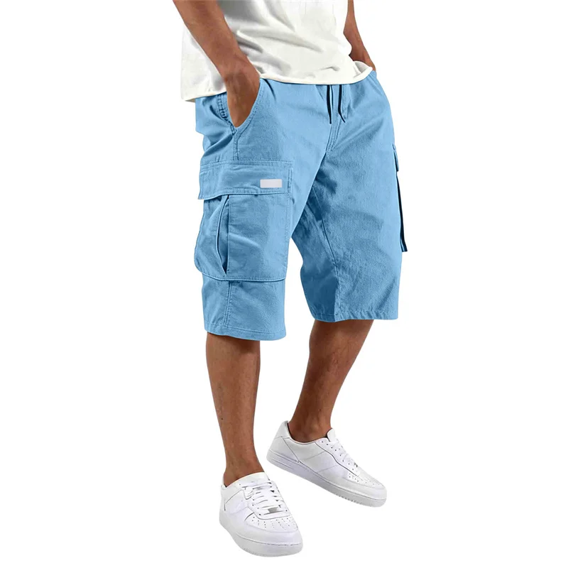 Men'S Fashion Overalls - Nieuwe heren rechte broeken Casual multi-pocket