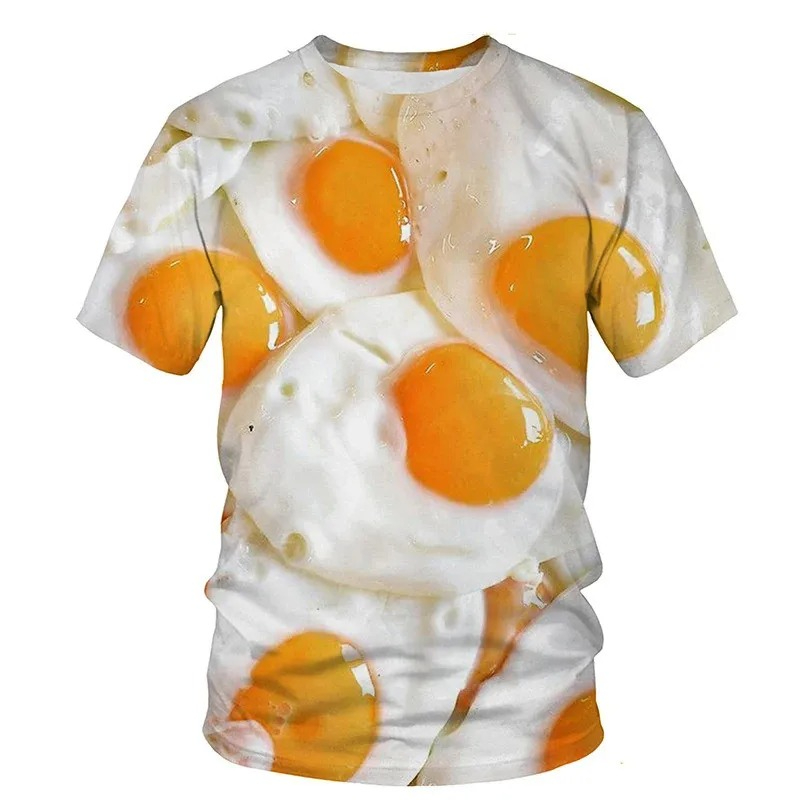Men'S Fashion Hamburg - 2026 Unisex T-shirt Grappige Gebakken Eieren