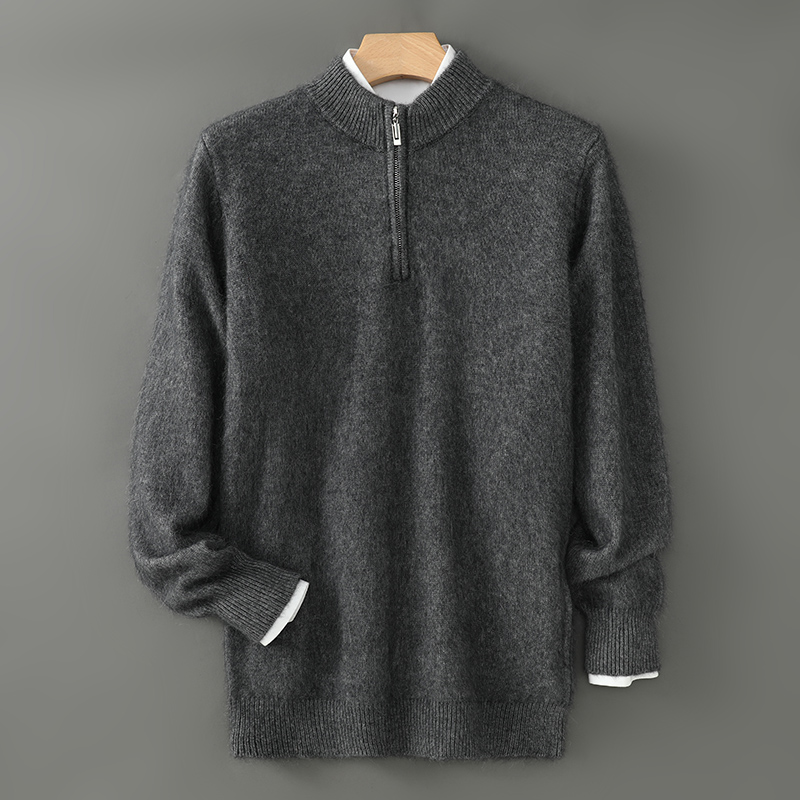 Men'S Fashion Zip Sweater - Heren Trui 2024 Herfst/Winter Verdikte Nertsen