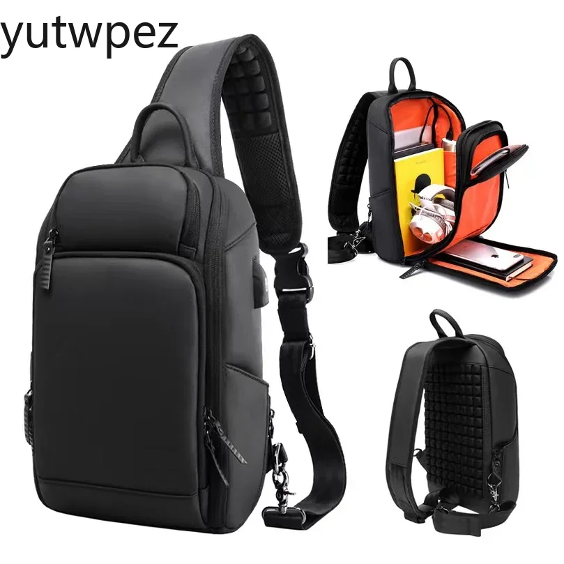 Crossbody Bag Men - Outdoor Wandelrugzak Sport Borsttas Crossbody USB