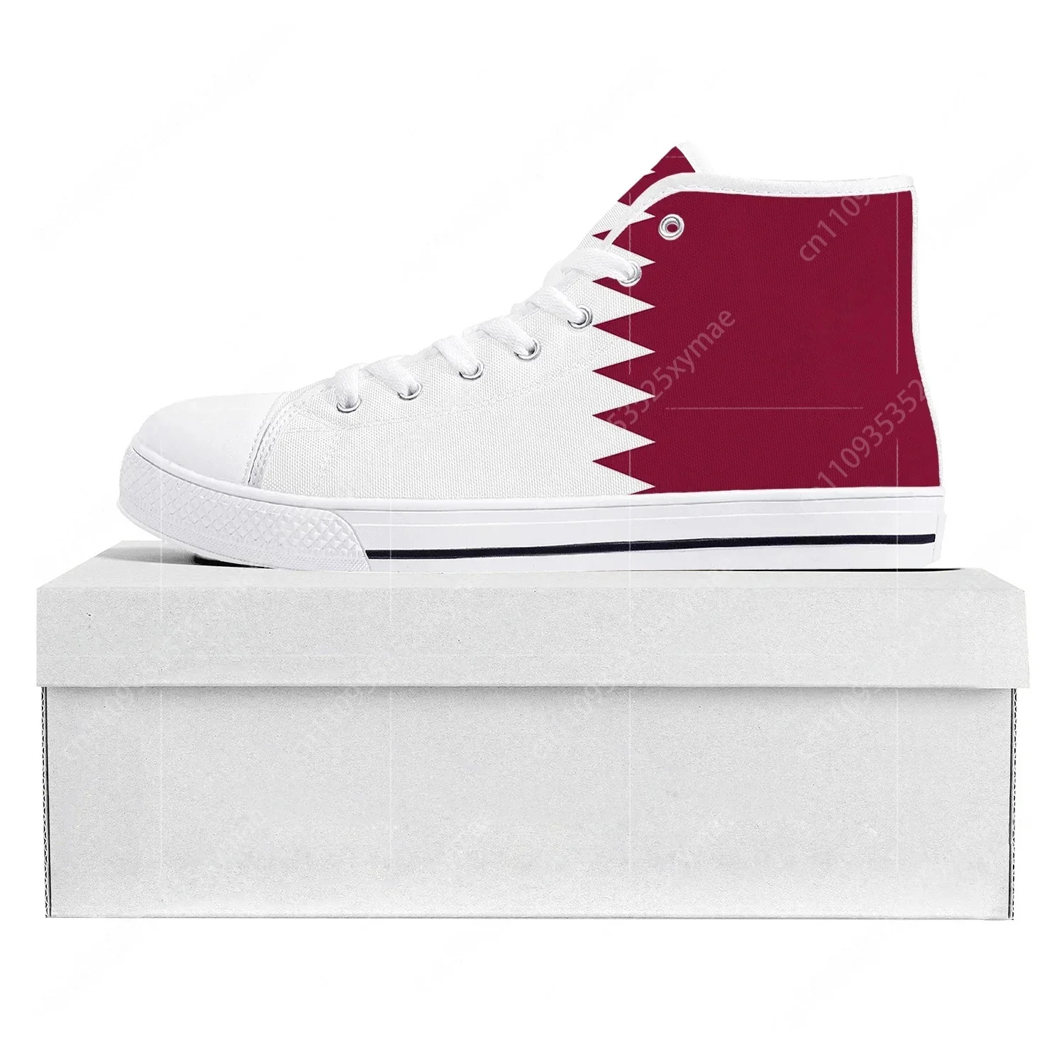 Men'S Fashion Qatar - Qatar vlag hoge top hoge kwaliteit