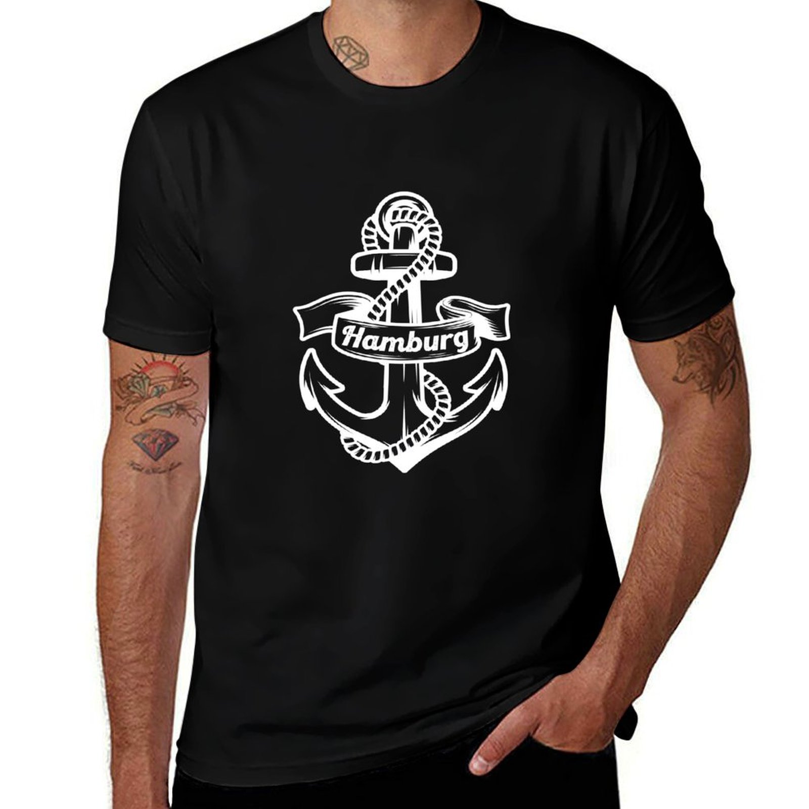 Men'S Fashion Hamburg - Hamburg Harbor Anchor Souvenir Port City