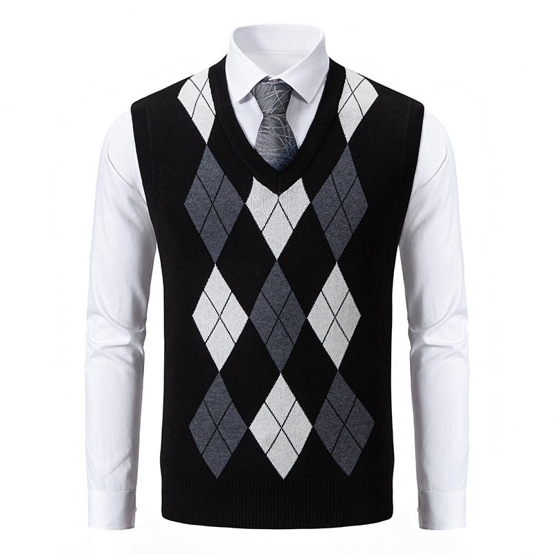 Men'S Fashion Zip Sweater - Heren Zachte Trui Vest Lente Herfst
