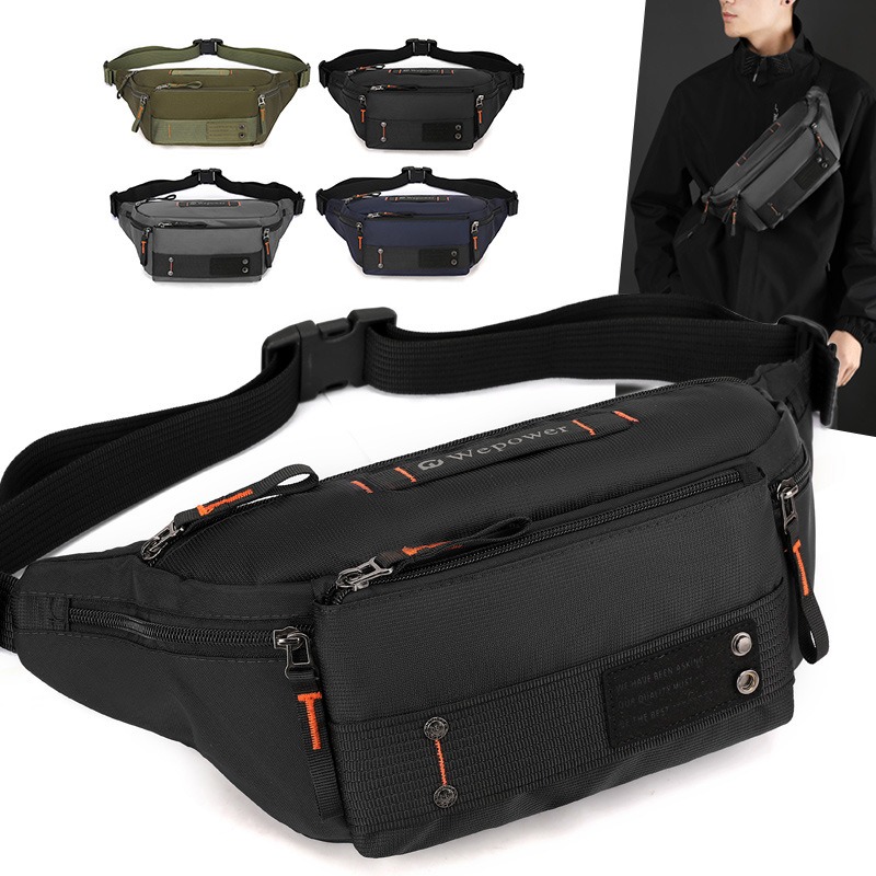 Fashion Harness Men - Herentas, heuptas, schoudertas, borstas, crossbodytas, nylon