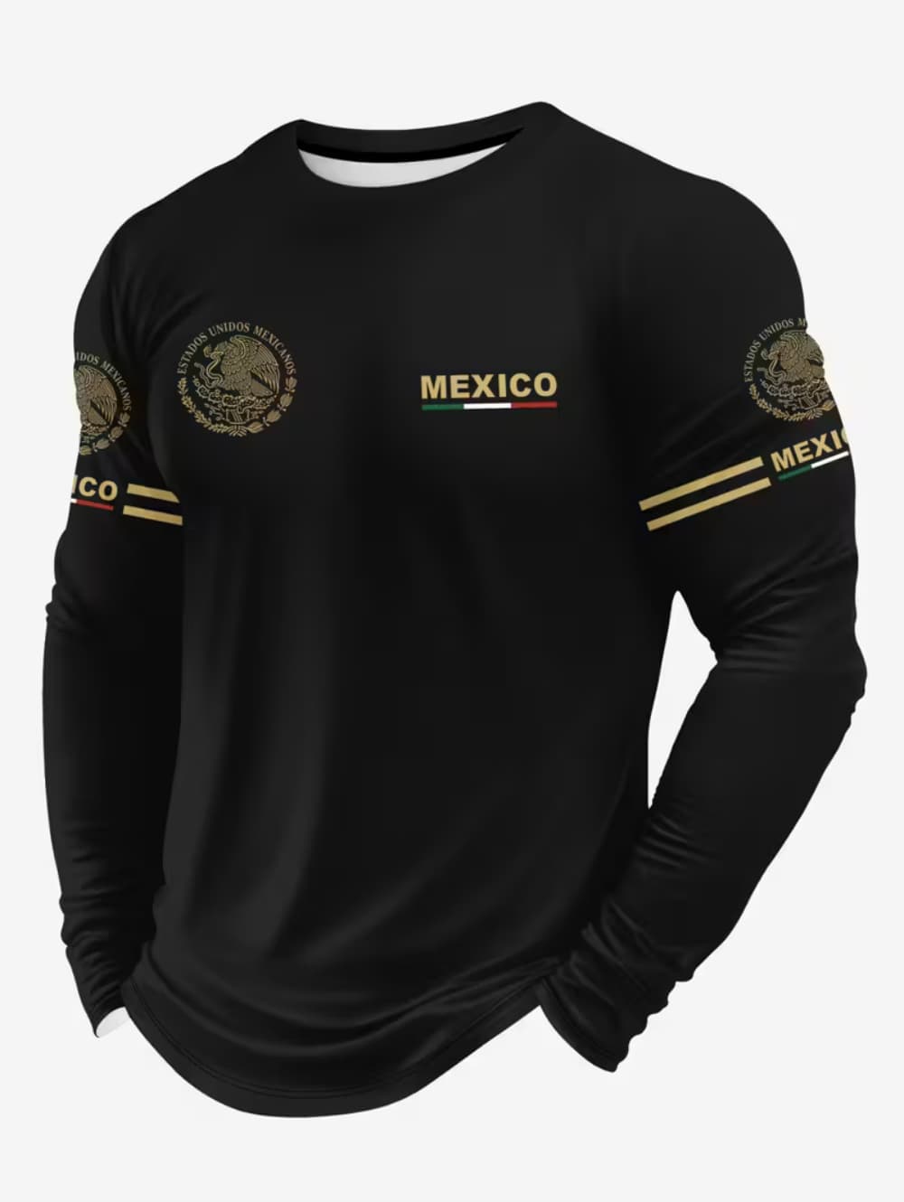 Mens Fashion Mexico - Mexico Eagle Print T-shirt voor mannen