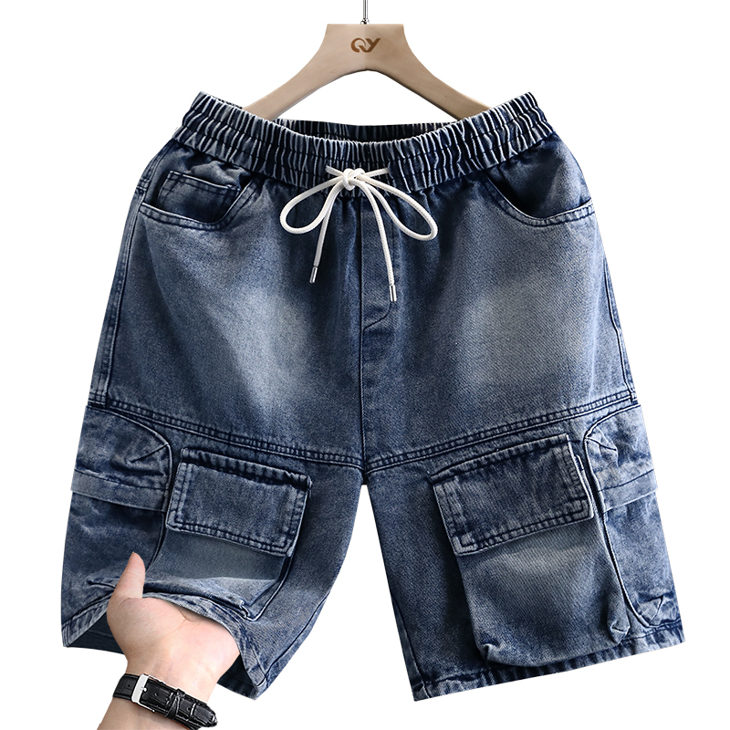 Men Fashion Jeans - Cargoshorts voor heren Nieuwe zomermode Dunne