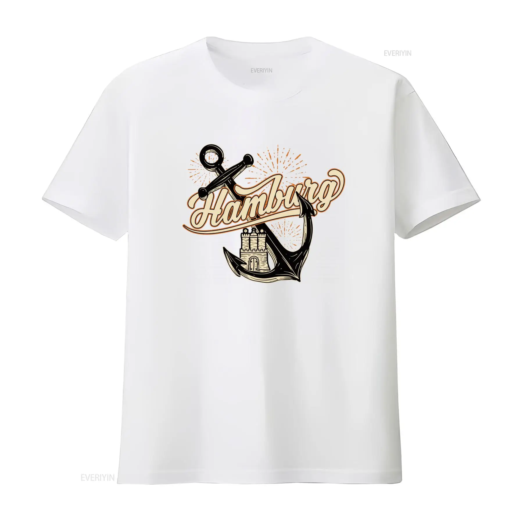 Heren Hamburg Anchor Print T-s - Men'S Fashion Hamburg recensie en prijs