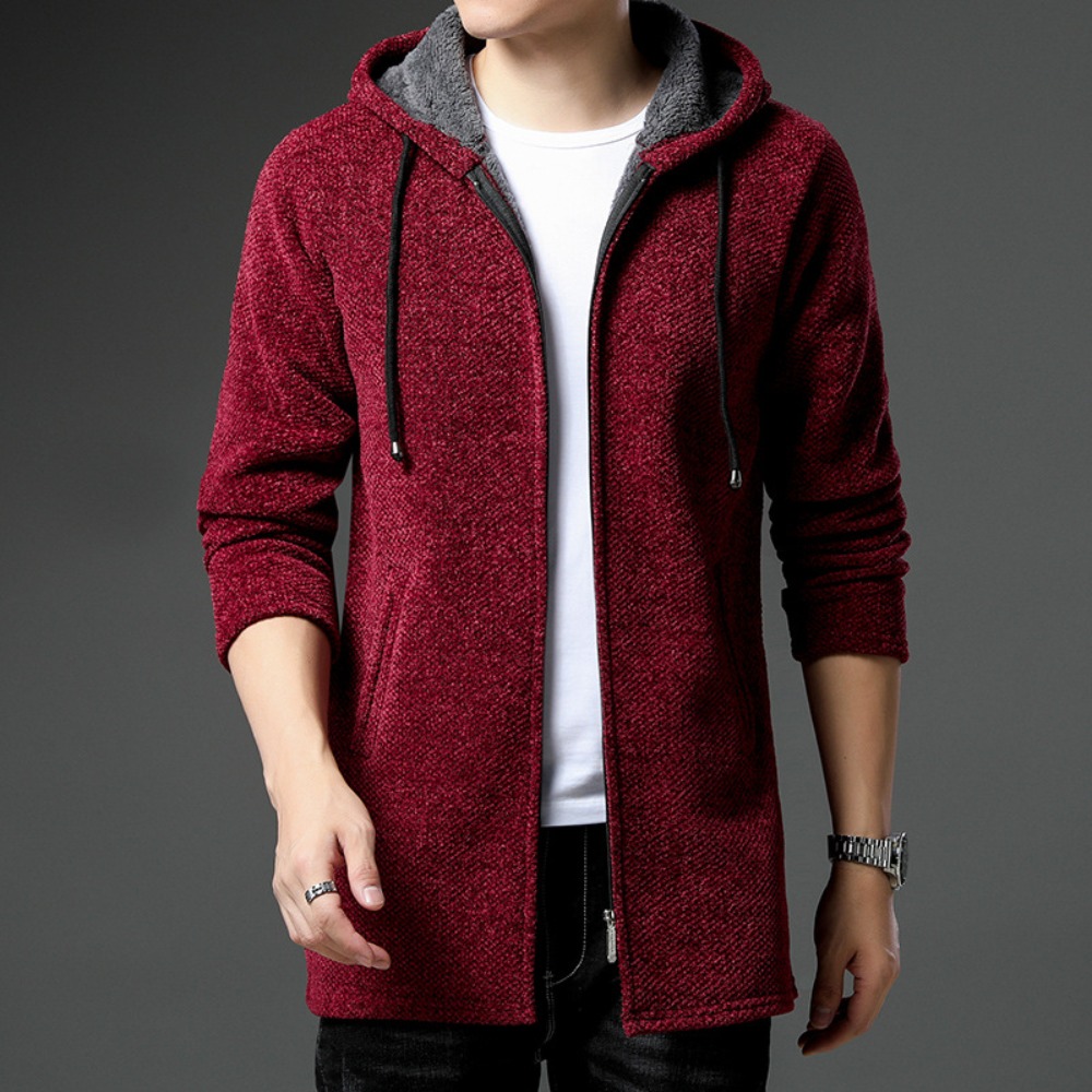 Nieuwe collectie gebreide trui - Men'S Fashion Zip Sweater recensie en prijs