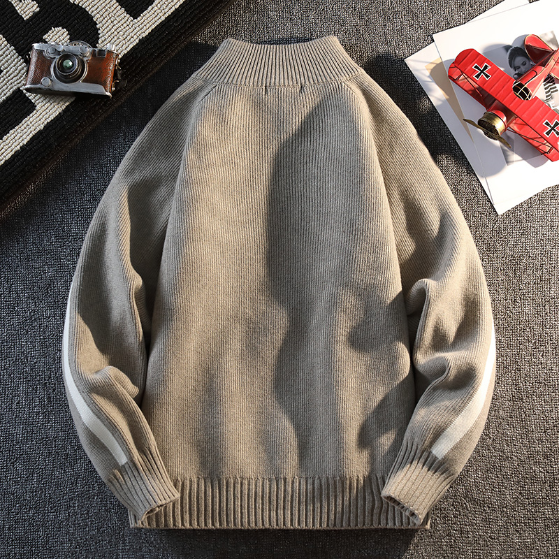 Trendy herenmode vest trui jas - Men'S Fashion Zip Sweater recensie en prijs