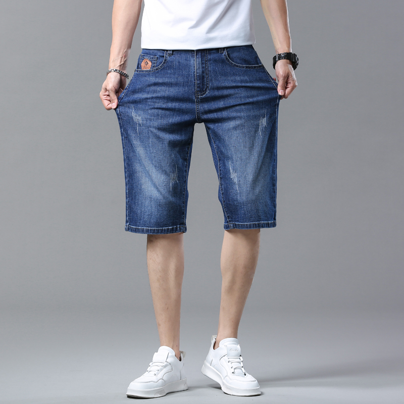 Herenshorts Zomer rechte denim - Men Fashion Jeans recensie en prijs