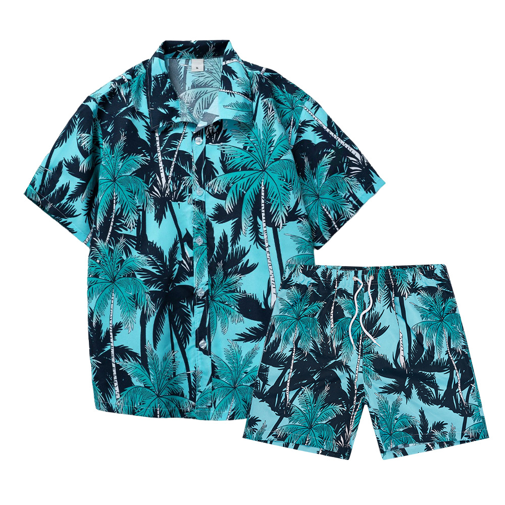 Hawaiiaanse kokospalm 3D print - Mens Fashion Suits recensie en prijs