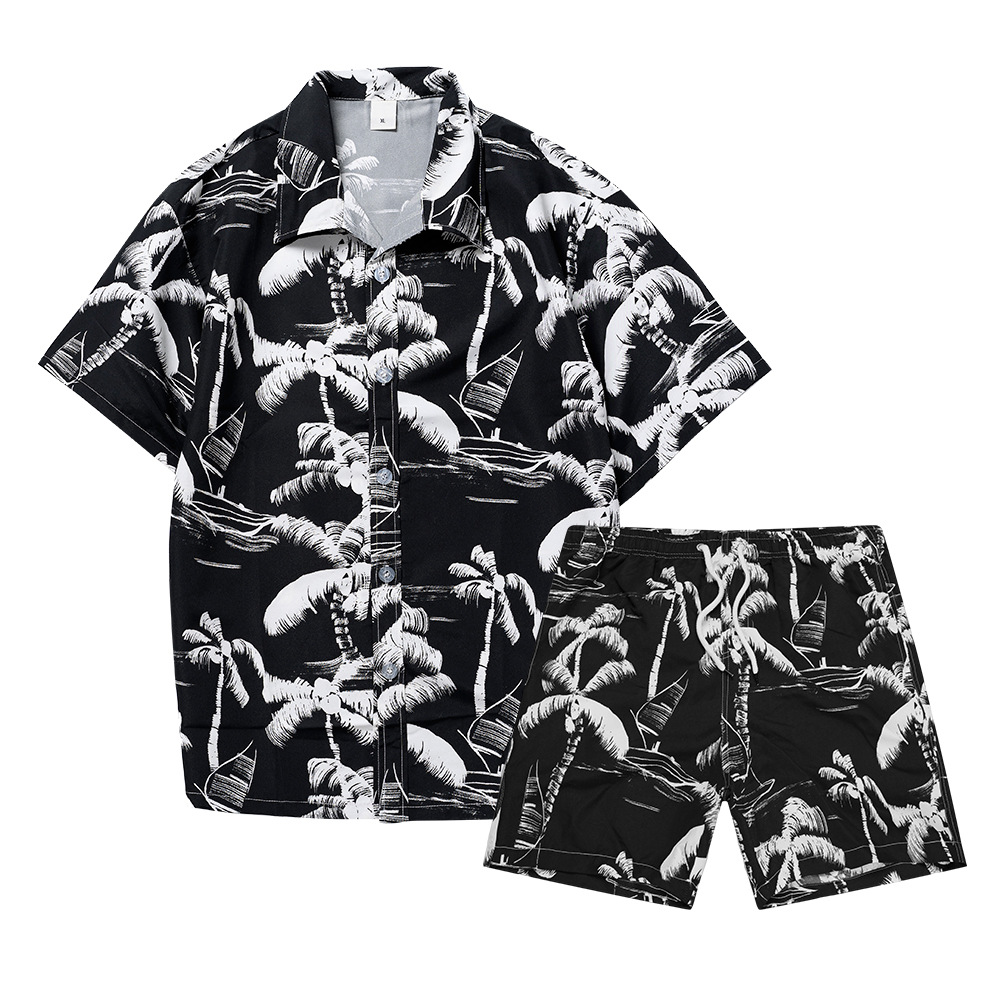 Hawaiiaanse kokospalm 3D print - Mens Fashion Suits recensie en prijs