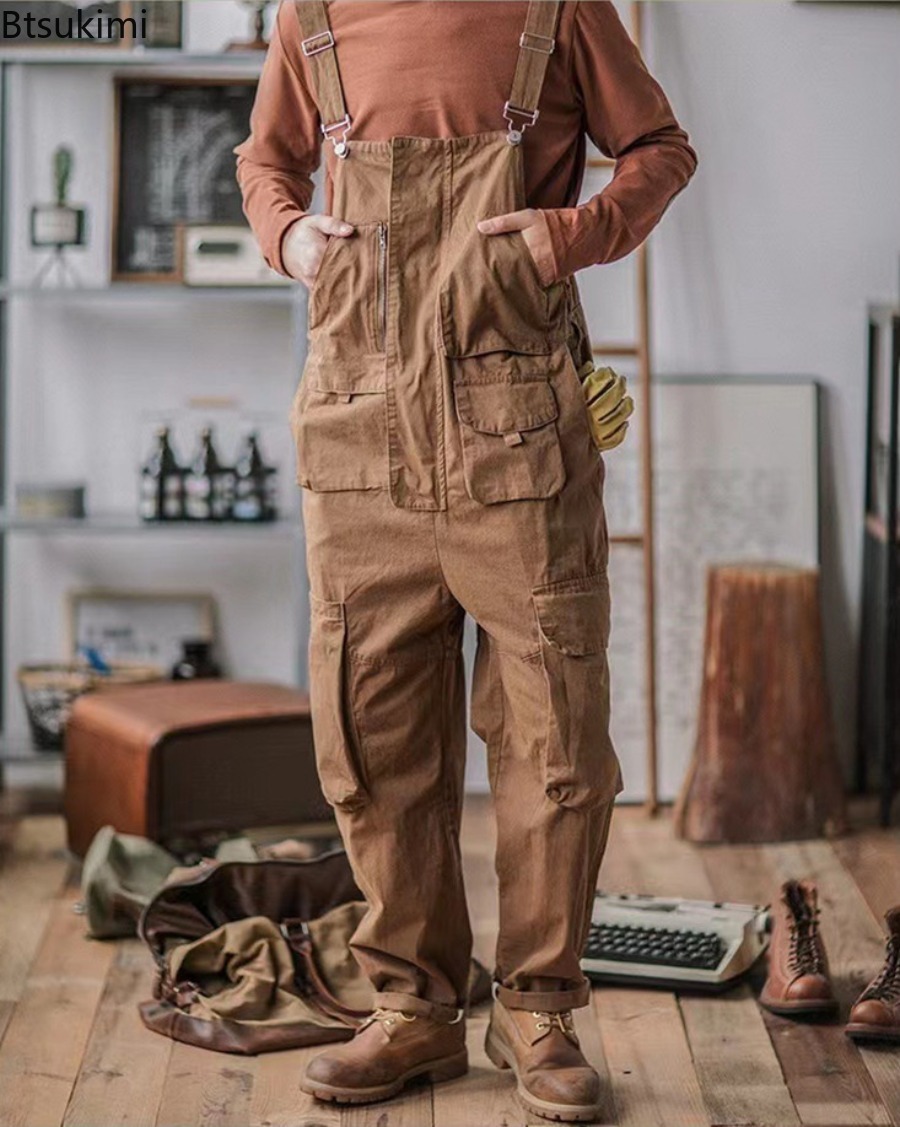 2026 Heren Retro Katoen Relaxe - Men'S Fashion Overalls recensie en prijs