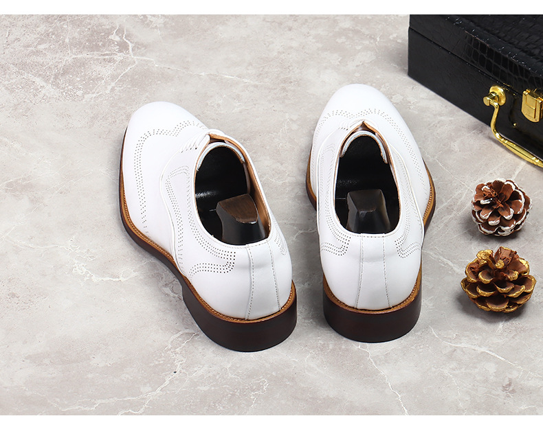 Witte Beknopte Slijtvaste Echt - Oxford Shoes Brogue recensie en prijs