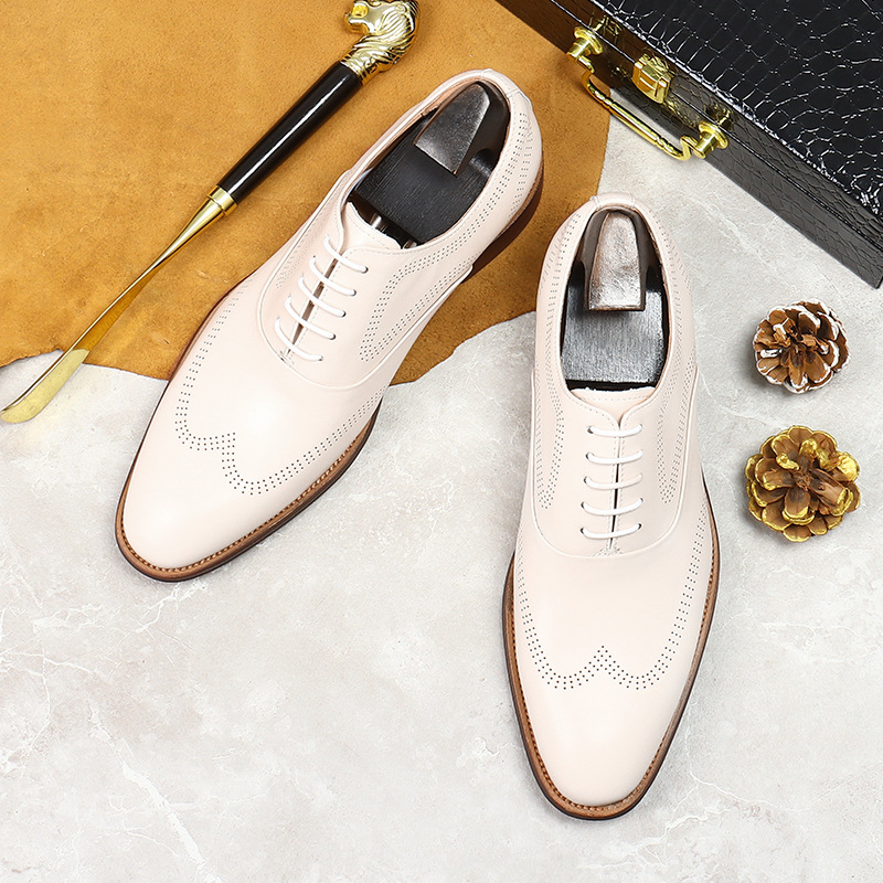 Witte Beknopte Slijtvaste Echt - Oxford Shoes Brogue recensie en prijs