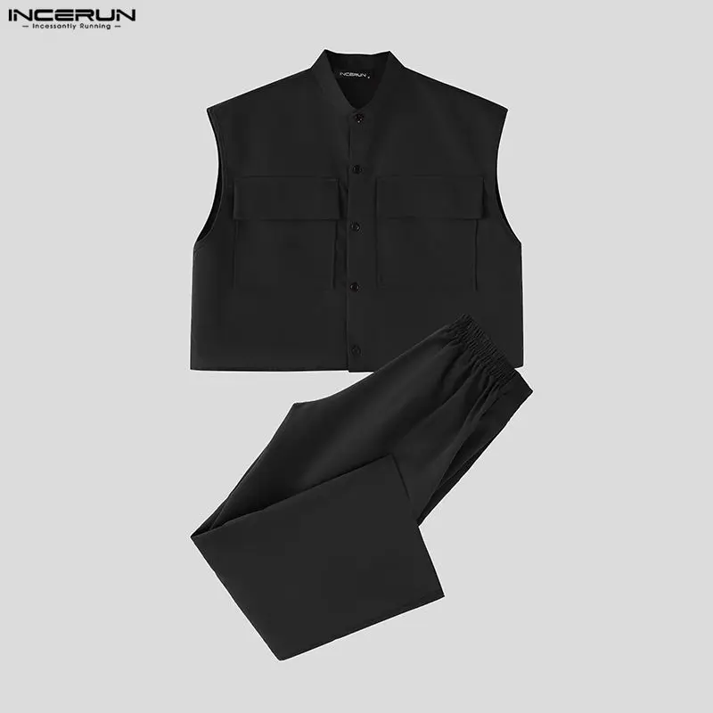 INCERUN Mannen Sets Solid Mouw - Mens Fashion Suits recensie en prijs