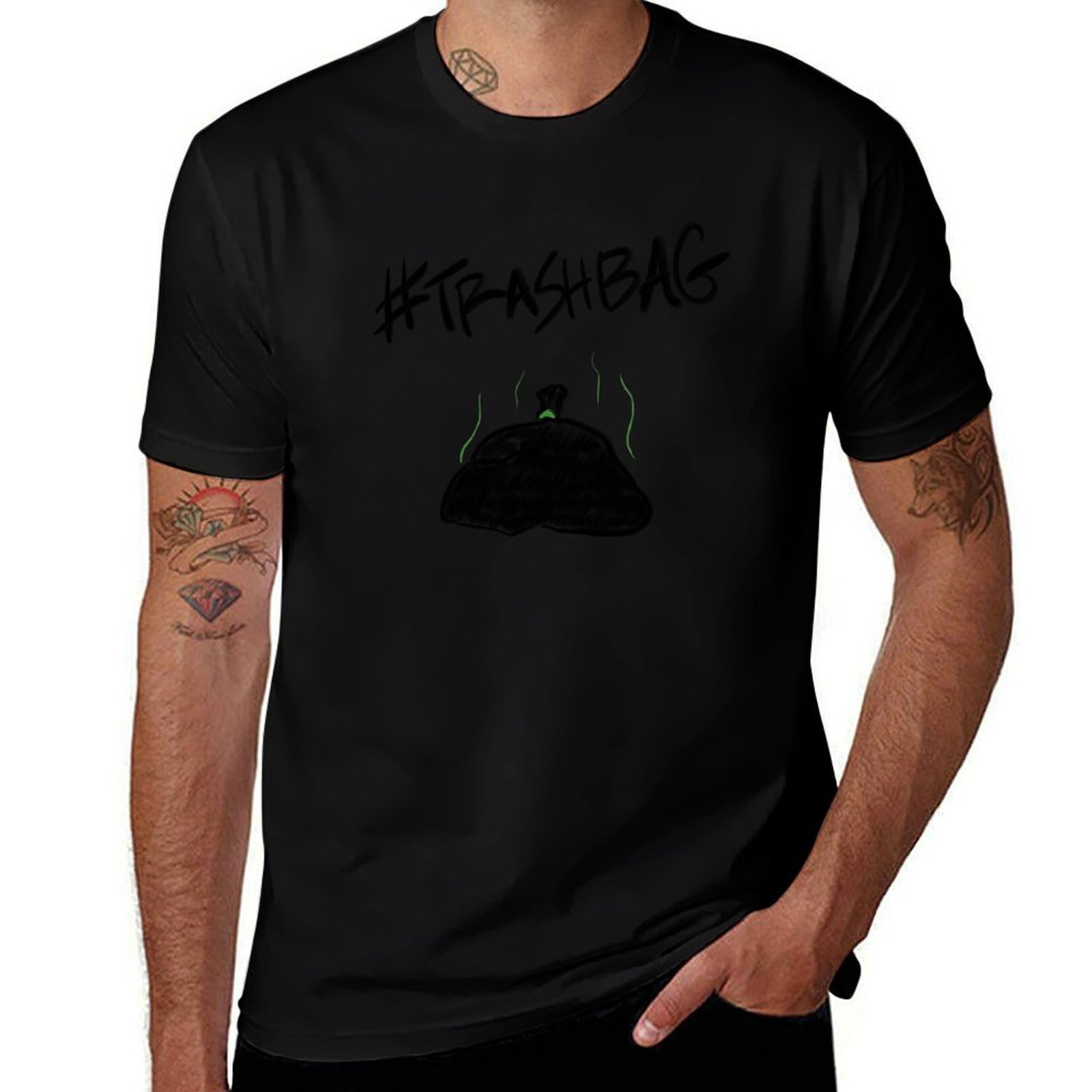 Hashtag Trashbag T-Shirt Modie - Mens Fashion Hashtags recensie en prijs