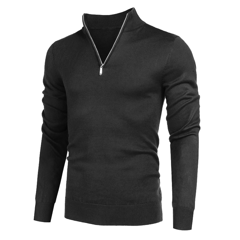 Herfst heren coltruien streetw - Men'S Fashion Zip Sweater recensie en prijs