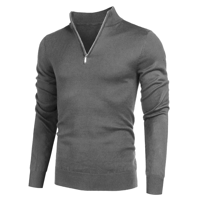 Herfst heren coltruien streetw - Men'S Fashion Zip Sweater recensie en prijs