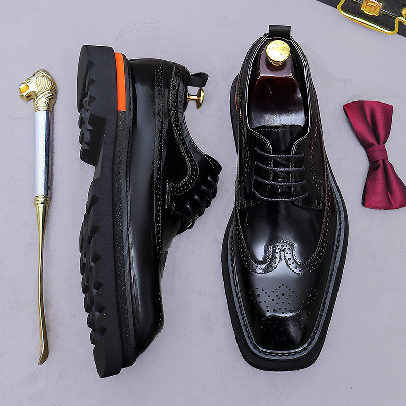 Heren Brogue Platform Oxford s - Oxford Shoes Brogue recensie en prijs