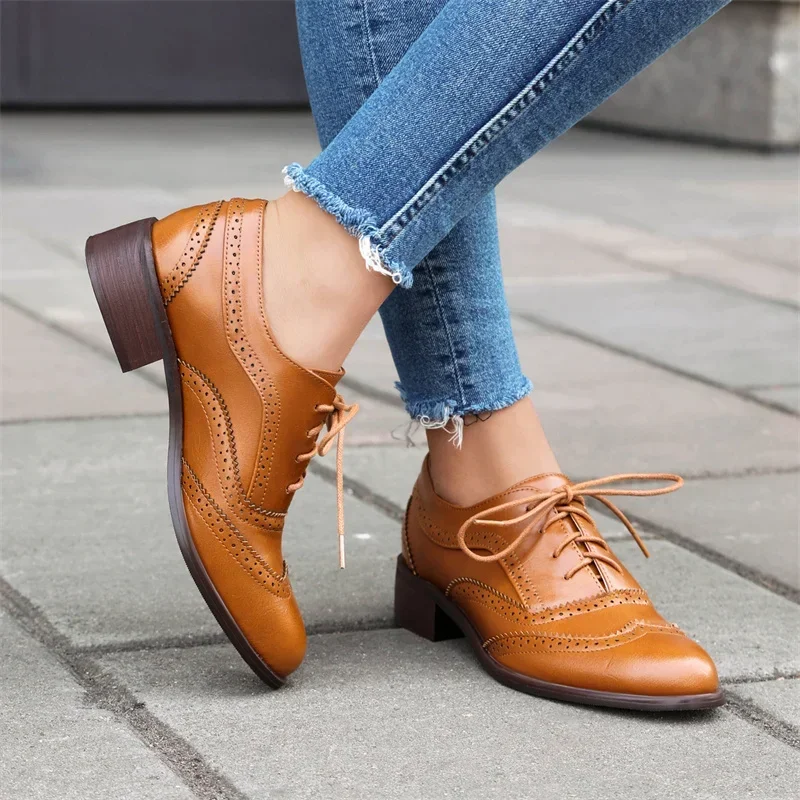 Britse Flats Vrouwen Oxfords M - Oxford Shoes Brogue recensie en prijs