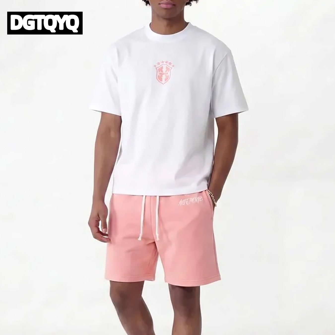 Zomerse nieuwe roze geborduurd - Mens Fashion Zip Up recensie en prijs