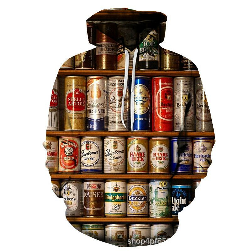 2024 Nieuwe 3D Afdrukken Bier  - Men'S Fashion Hamburg recensie en prijs