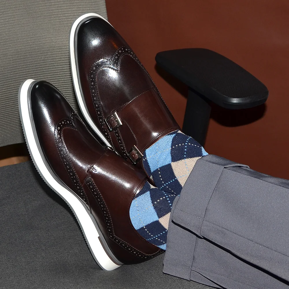 Europese luxe herensneakers Ec - Oxford Shoes Brogue recensie en prijs