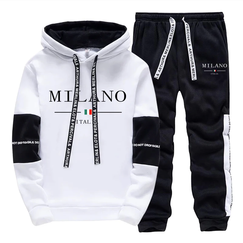 Heren Set/Hoodie/Broek Italië  - Mens Fashion Suits recensie en prijs
