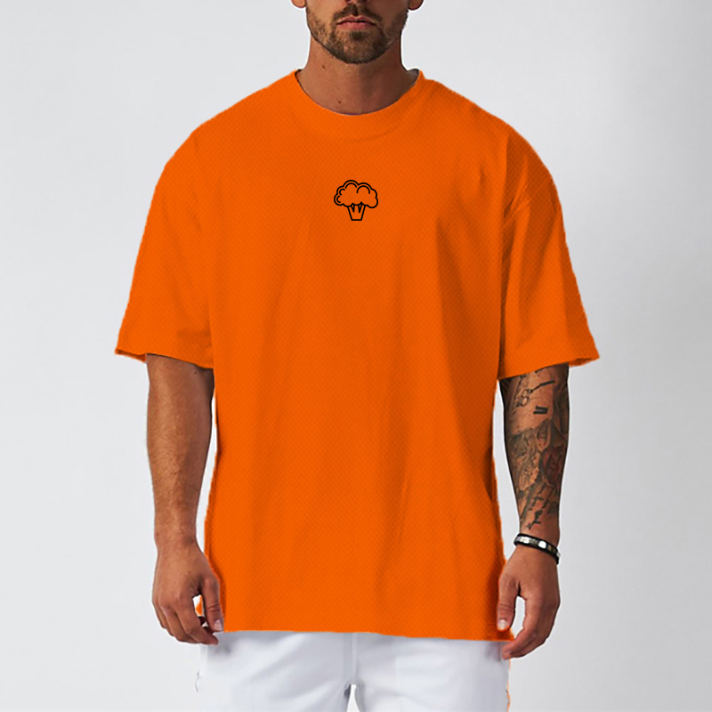 Oversize mesh sneldrogende wor - Muscle Tee Workout recensie en prijs