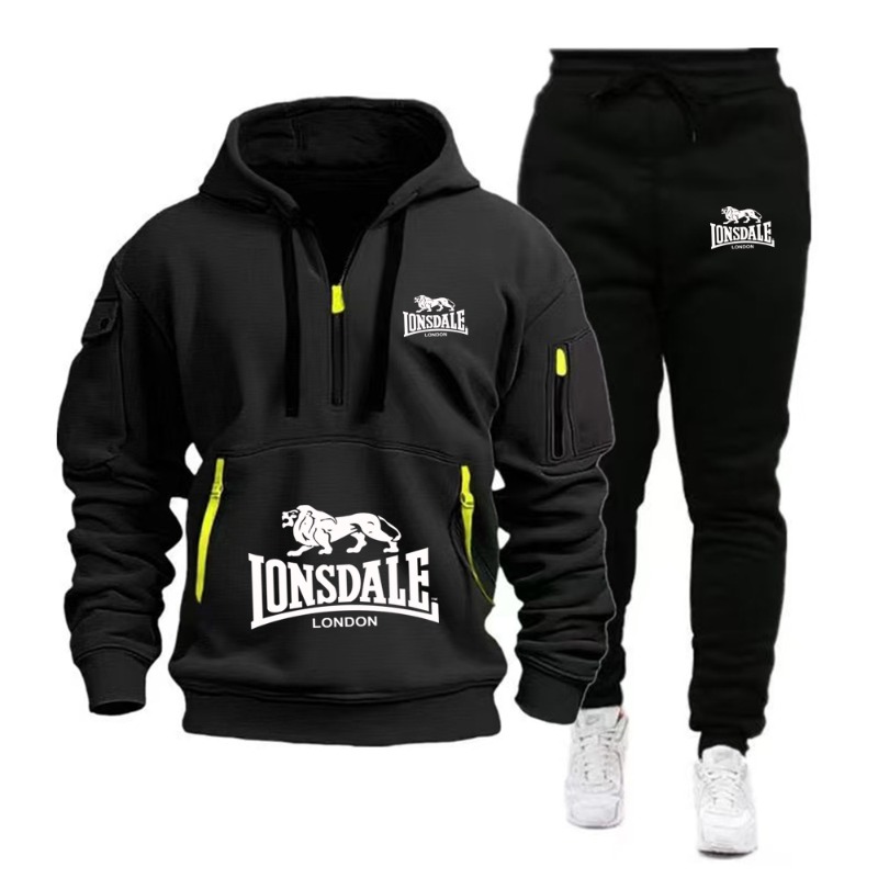 LONSDALE Heren Kangoeroezak Ho - Mens Fashion Zip Up recensie en prijs