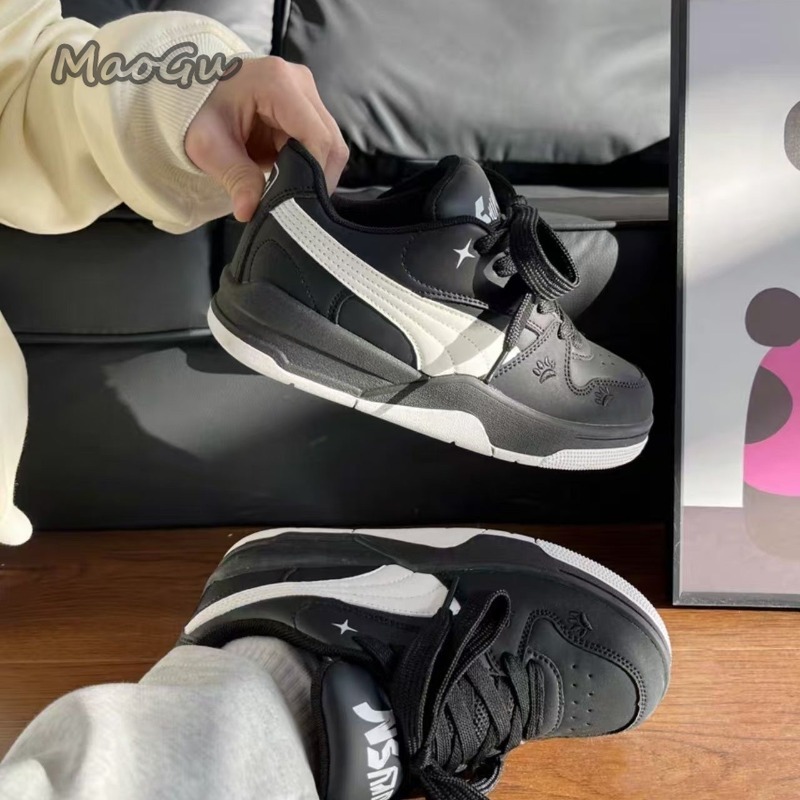 Zwart-witte leren skateboardsc - Vans Shoes Old Skool recensie en prijs