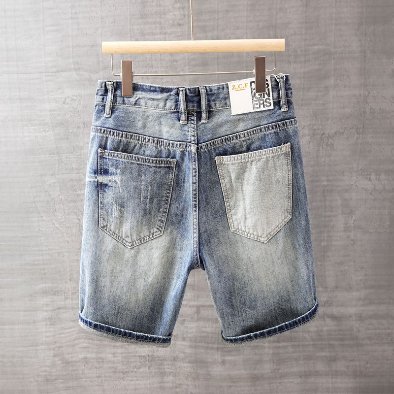 Korte jeansbroek voor heren me - Men Fashion Jeans recensie en prijs