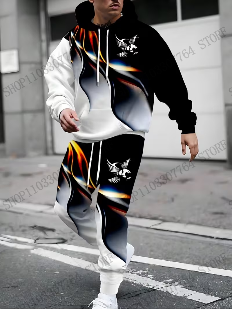 Herfst Winter Hoodie Broek Set - Mens Fashion Suits recensie en prijs