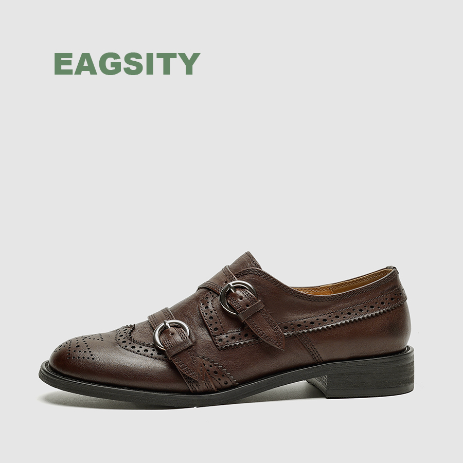 EAGSITY Koe Lederen Britse sti - Oxford Shoes Brogue recensie en prijs
