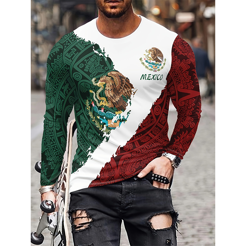 Mode Mexicaanse Vlag T-shirts  - Mens Fashion Mexico recensie en prijs