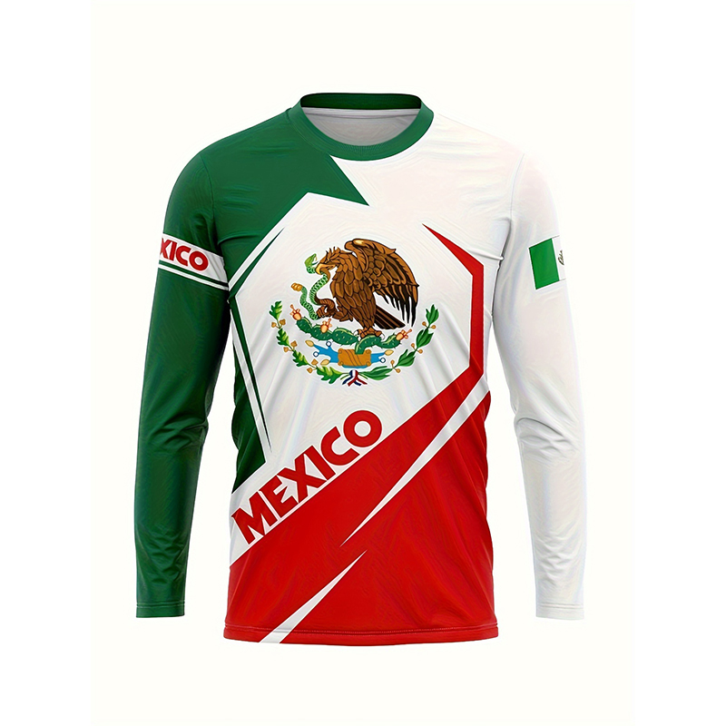 Mode Mexicaanse Vlag T-shirts  - Mens Fashion Mexico recensie en prijs