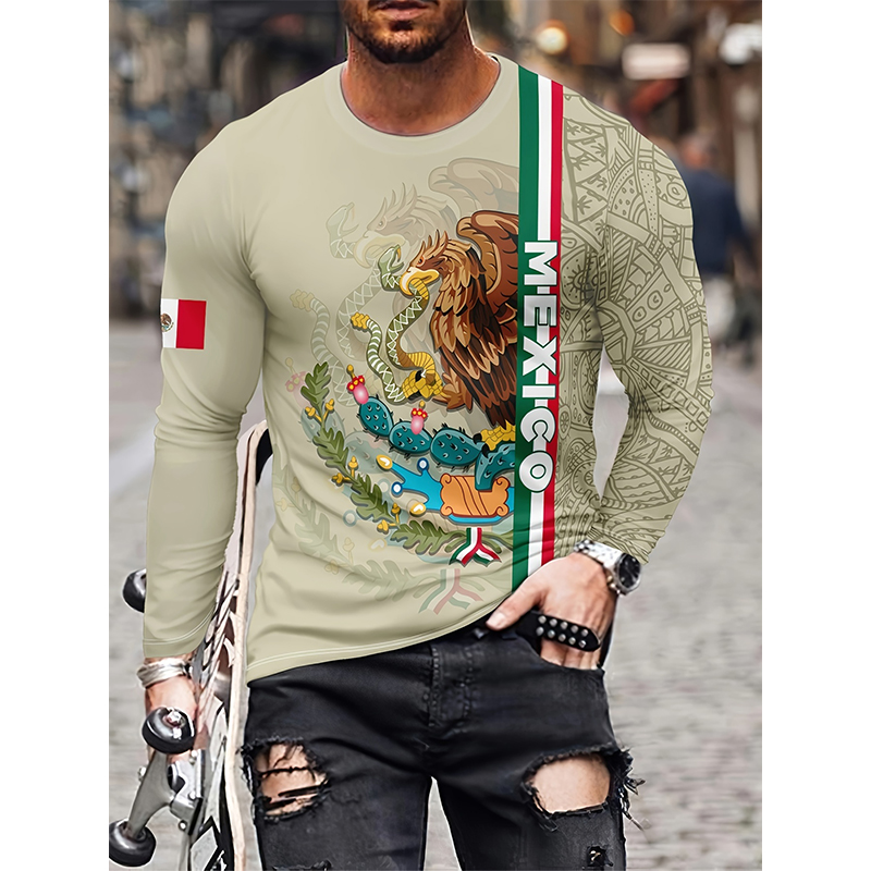 Mode Mexicaanse Vlag T-shirts  - Mens Fashion Mexico recensie en prijs