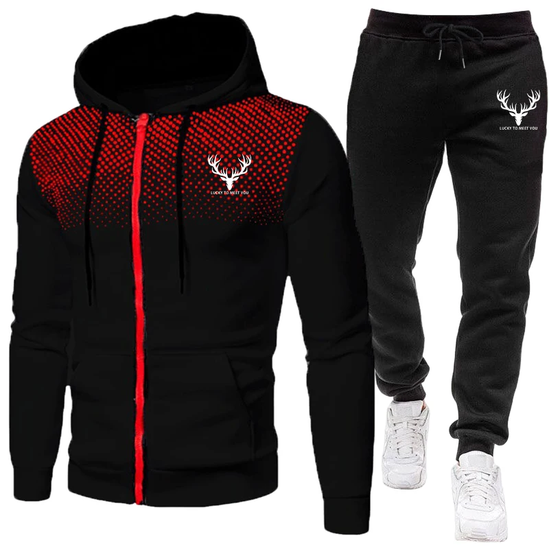 2026 Nieuwe Aanwinst Heren Set - Mens Fashion Zip Up recensie en prijs