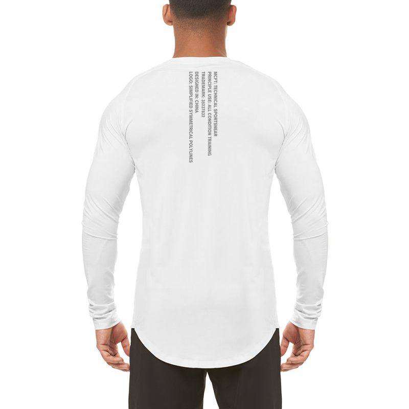 Hoge elastische heren fitness  - Muscle Tee Workout recensie en prijs