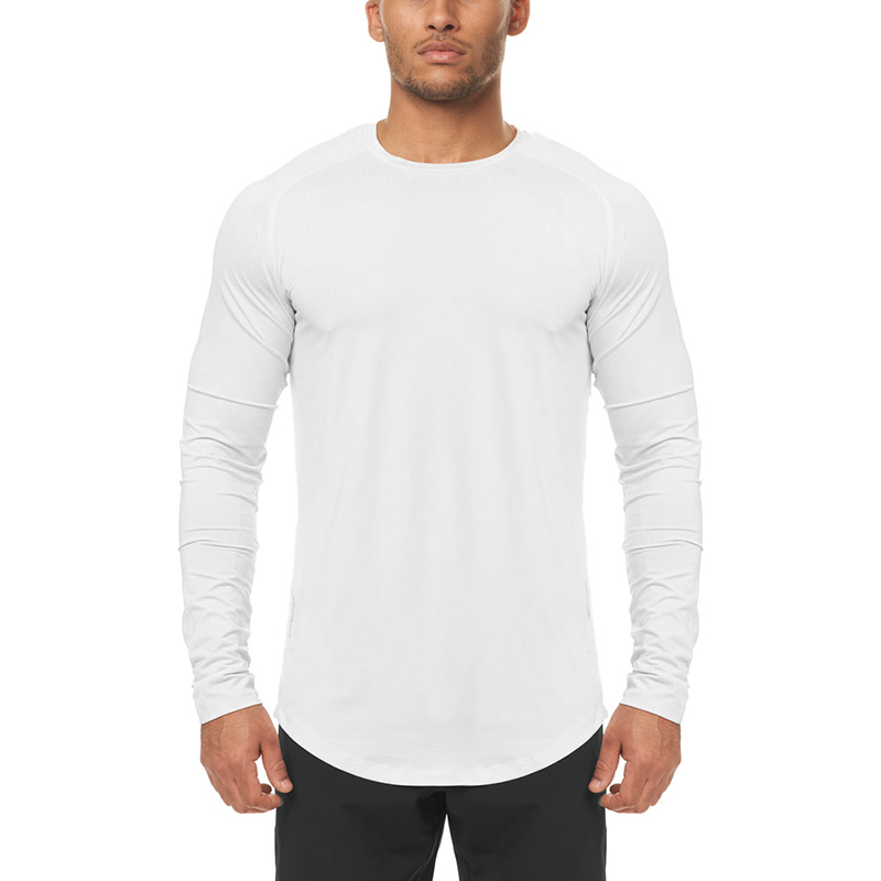 Hoge elastische heren fitness  - Muscle Tee Workout recensie en prijs