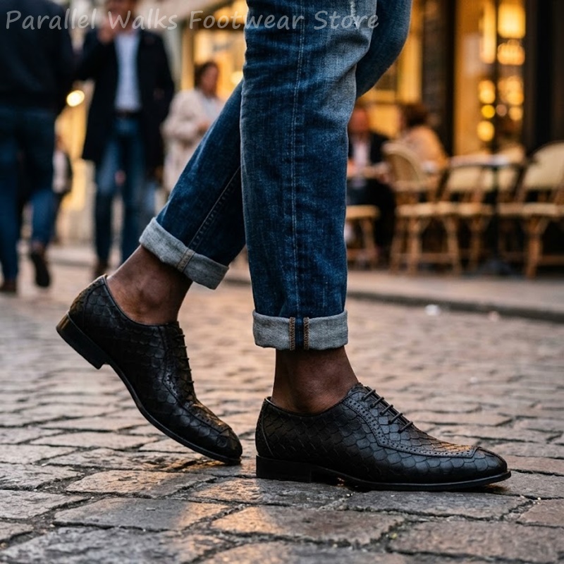 Heren Oxford schoenen van leer - Oxford Shoes Brogue recensie en prijs