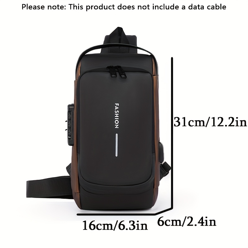 Waterdichte anti-diefstal rugz - Crossbody Bag Men recensie en prijs